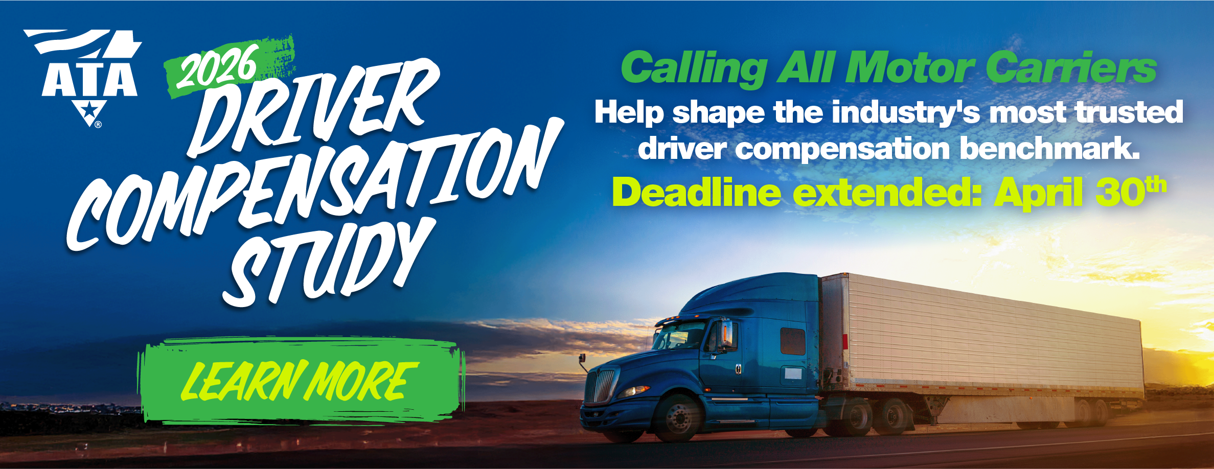 ATA's 2026 Driver Compensation Study