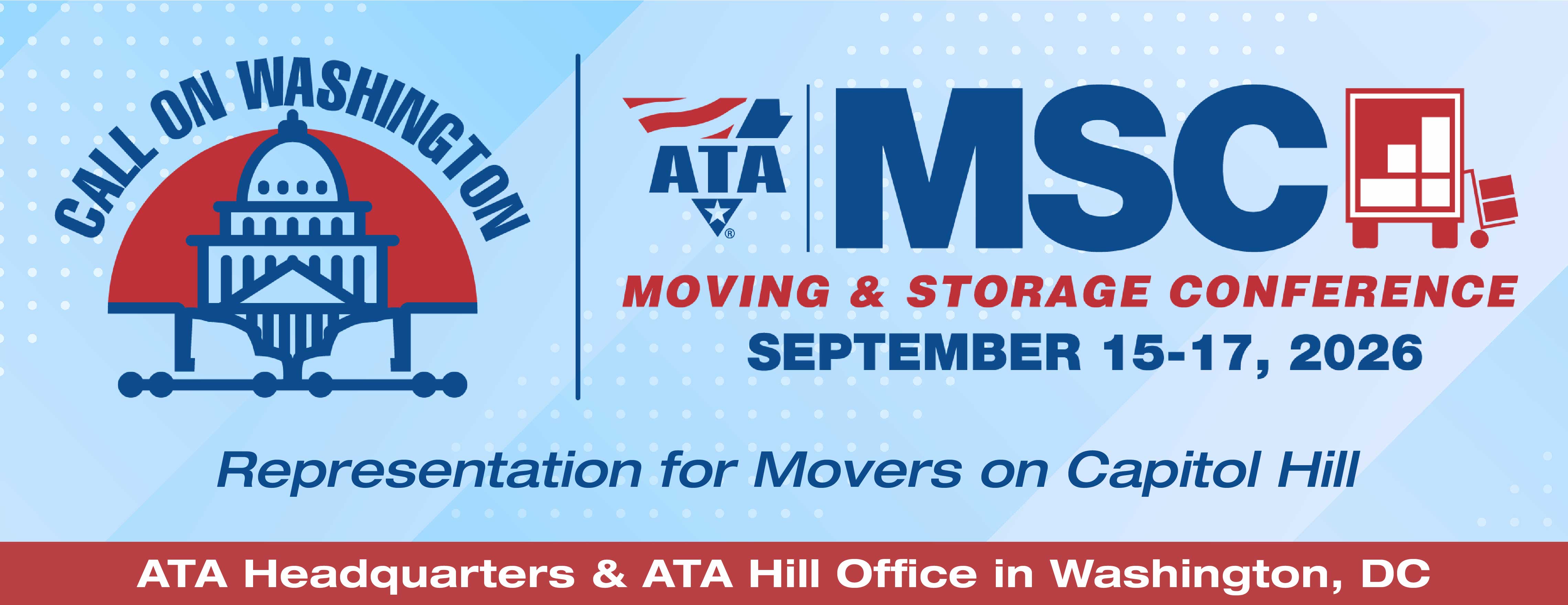 ATA's Moving & Storage Conference (MSC) 2026 Call on Washington